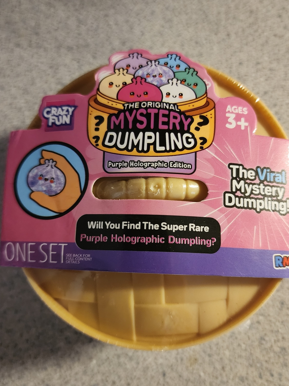 The Original Mystery Dumpling - Purple Holographic Edition. GOOD LUCK